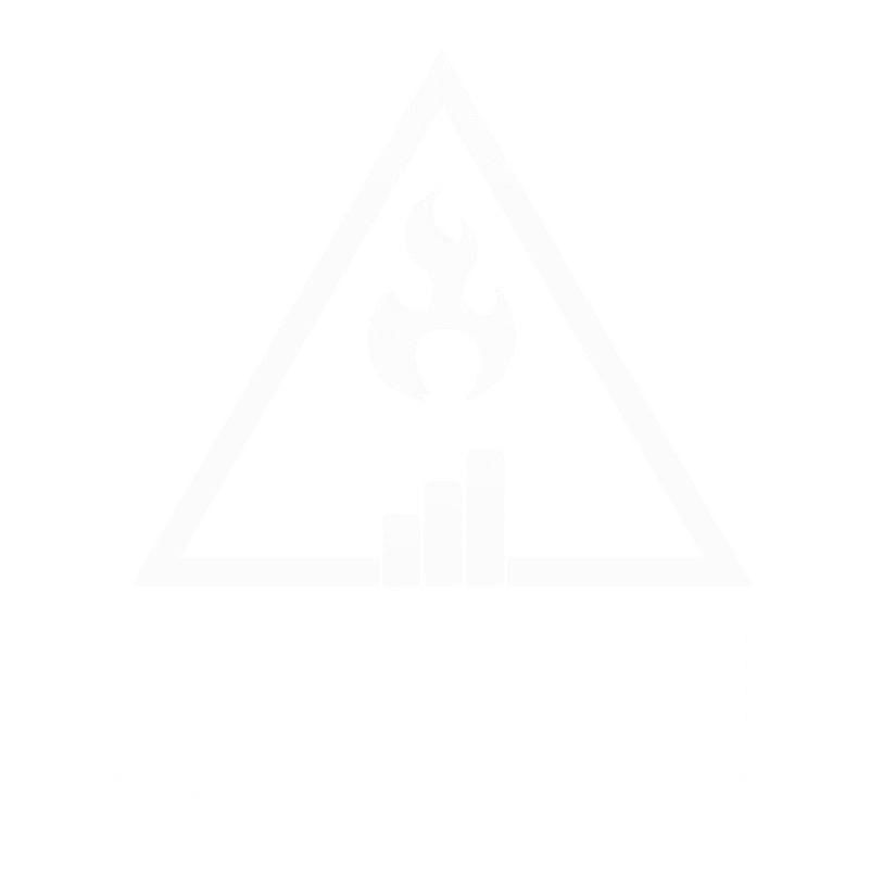allwave technology logo white